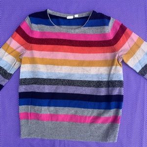 GAP crazy stripe sweater